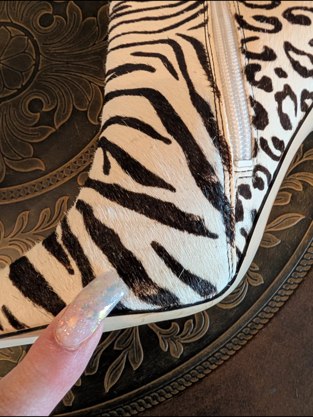 Guess Tabare Animal-Print Ankle Booties - Picture 10 of 13